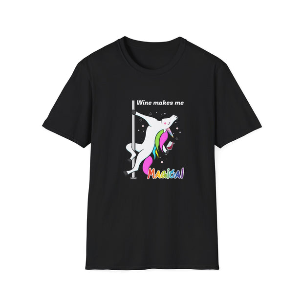 Unicorn Wine Unisex Softstyle T-Shirt