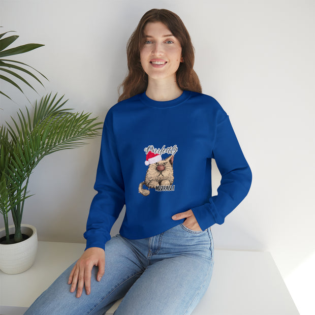 Christmas cat Unisex Heavy Blend™ Crewneck Sweatshirt
