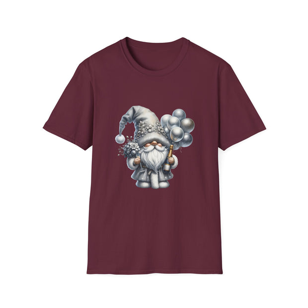 New Year Gnome Unisex Softstyle T-Shirt