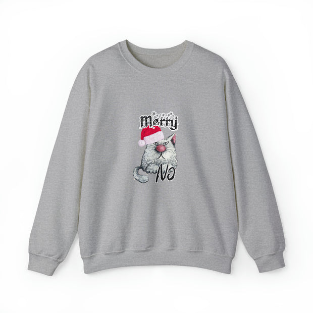 Christmas cat Unisex Heavy Blend™ Crewneck Sweatshirt