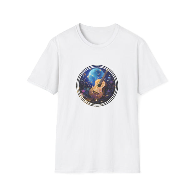 Moonlight Guitar Unisex Softstyle T-Shirt