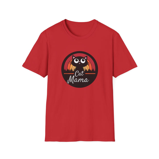 Cat Mama Unisex Softstyle T-Shirt