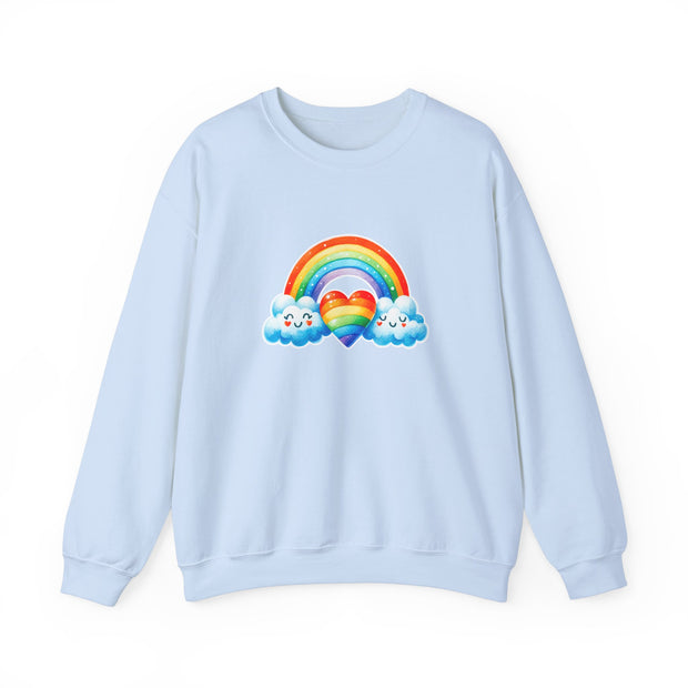 Rainbow Love Unisex Heavy Blend™ Crewneck Sweatshirt
