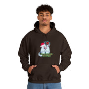 Christmas cat Unisex Heavy Blend™ Hooded Sweatshirt