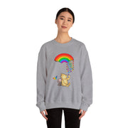 Winnie the Pooh Raining Pride Unisex Heavy Blend™ Crewneck Sweatshirt