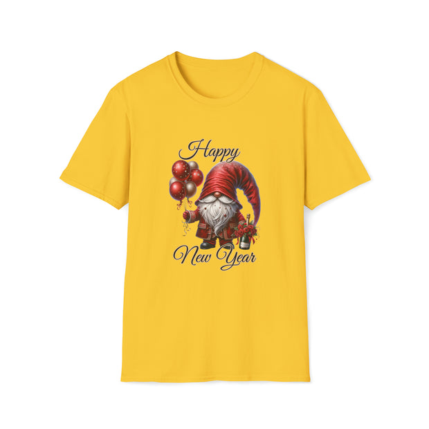 Gnome New Year Unisex Softstyle T-Shirt