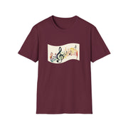 Musical Notes Unisex Softstyle T-Shirt