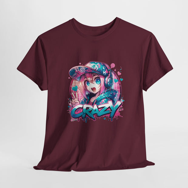 Graffiti Anime Girls Unisex Heavy Cotton Tee