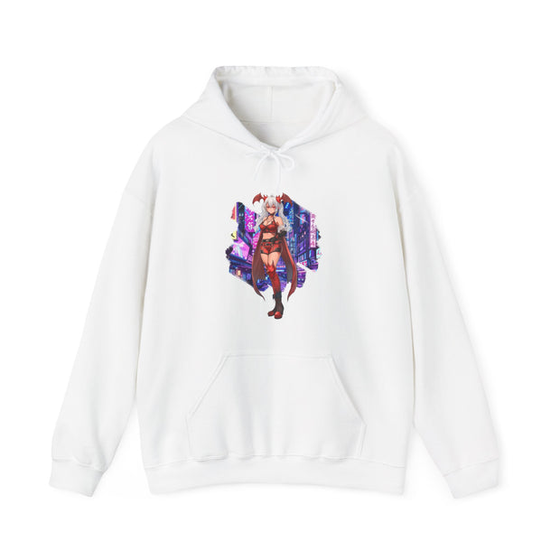 Anime Female Demon Unisex Heavy Blend™ Hooded Sweatshirt