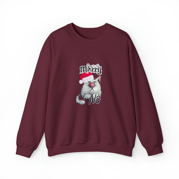 Christmas cat Unisex Heavy Blend™ Crewneck Sweatshirt