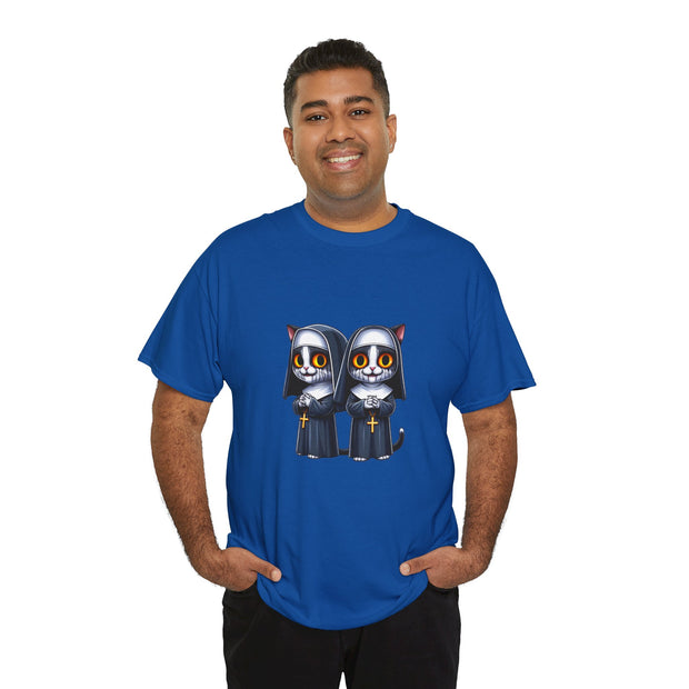 Horror Movie Cats Unisex Heavy Cotton Tee