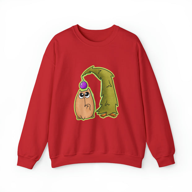 Christmas cat Unisex Heavy Blend™ Crewneck Sweatshirt