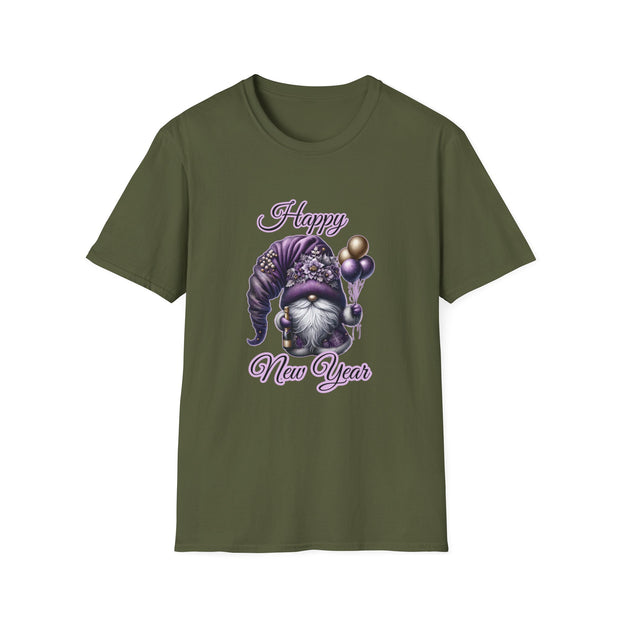 Gnome New Year Unisex Softstyle T-Shirt
