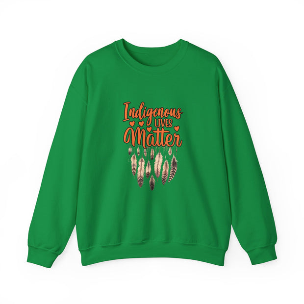 Indigenous Lives Matter Unisex Heavy Blend™ Crewneck Sweatshirt