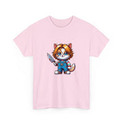 Horror Movie Cats Unisex Heavy Cotton Tee