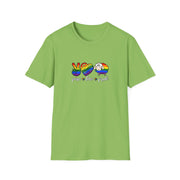Peace Love and Pride Unisex Softstyle T-Shirt