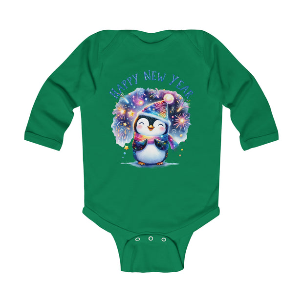 New Year Infant Long Sleeve Bodysuit