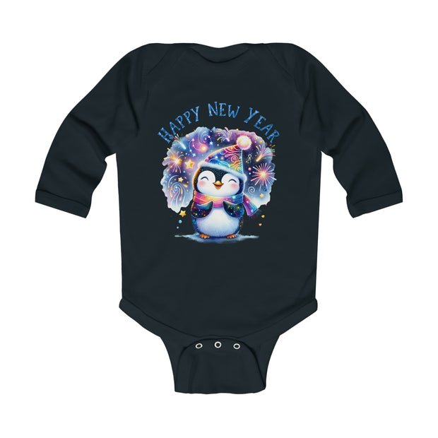 New Year Infant Long Sleeve Bodysuit