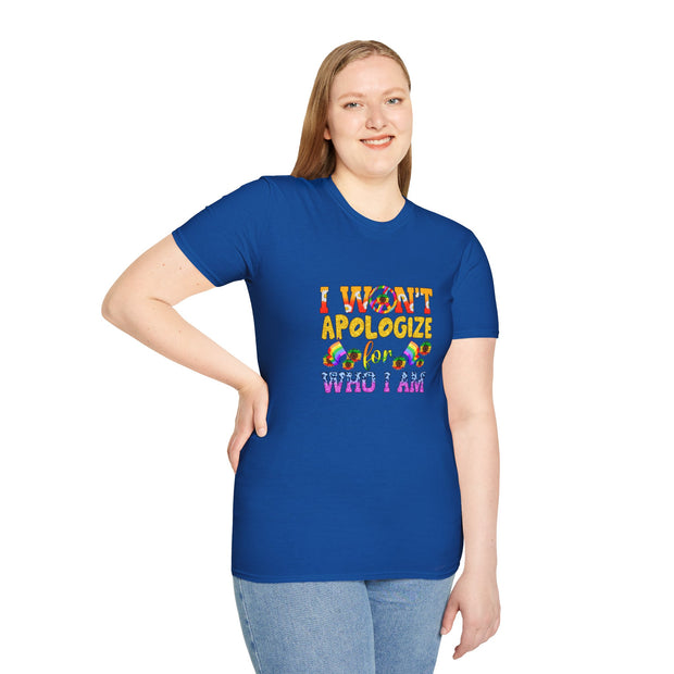 I won’t Apologize Unisex Softstyle T-Shirt