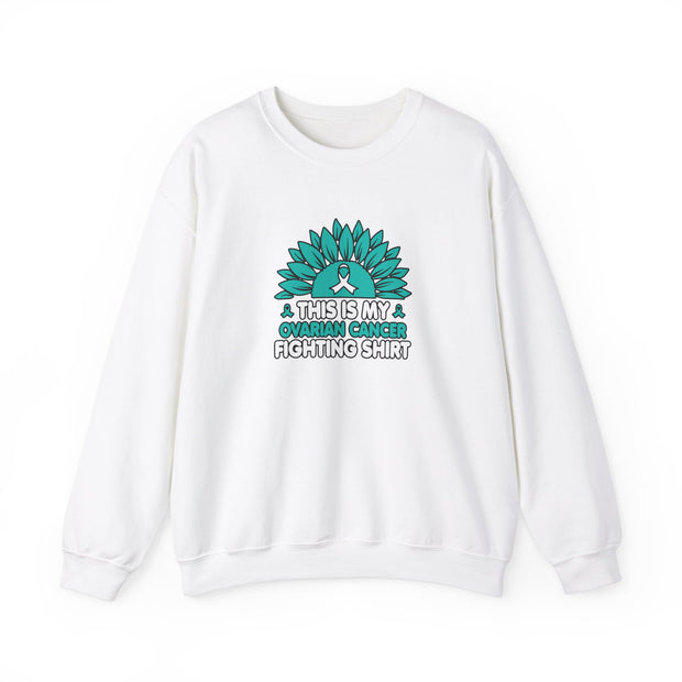 Ovarian Cancer Fighting Unisex Heavy Blend™ Crewneck Sweatshirt