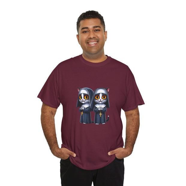 Horror Movie Cats Unisex Heavy Cotton Tee