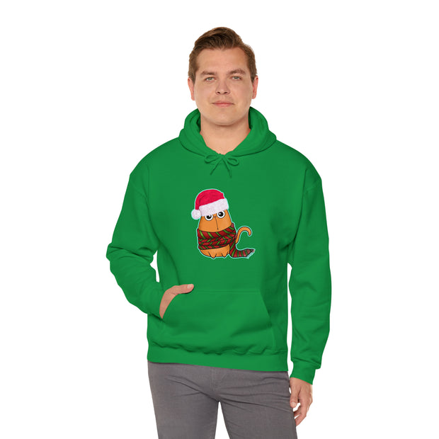 Christmas cat Unisex Heavy Blend™ Hooded Sweatshirt