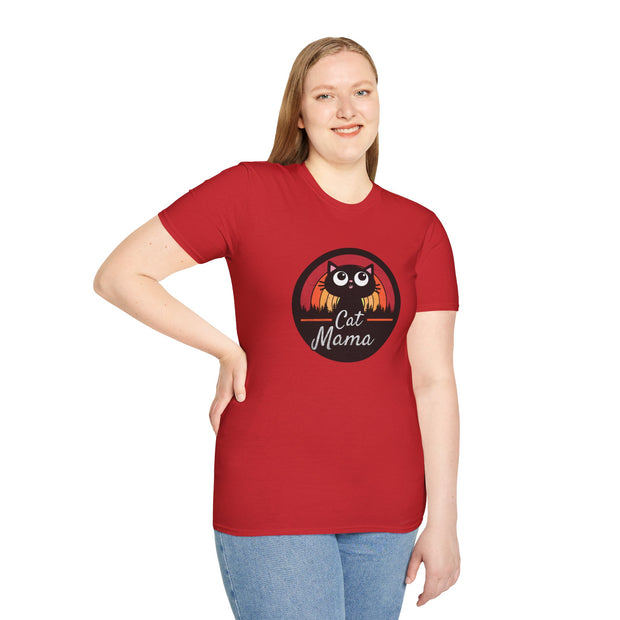 Cat Mama Unisex Softstyle T-Shirt