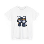Horror Movie Cats Unisex Heavy Cotton Tee