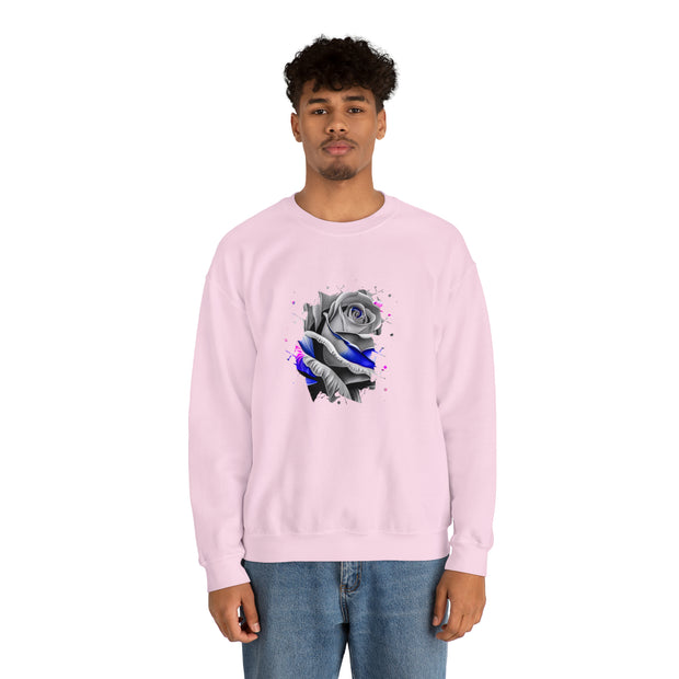 Rose Unisex Heavy Blend™ Crewneck Sweatshirt