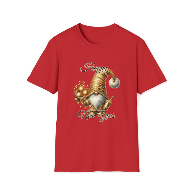 Gnome New Year Unisex Softstyle T-Shirt