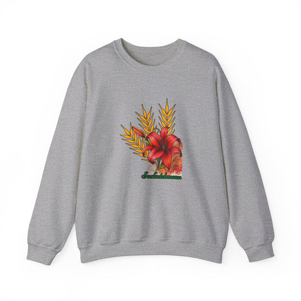 Saskatchewan Lily Unisex Heavy Blend™ Crewneck Sweatshirt