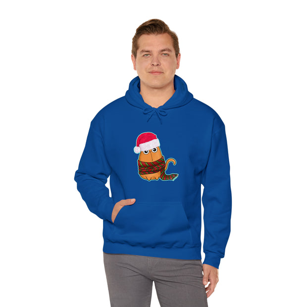 Christmas cat Unisex Heavy Blend™ Hooded Sweatshirt