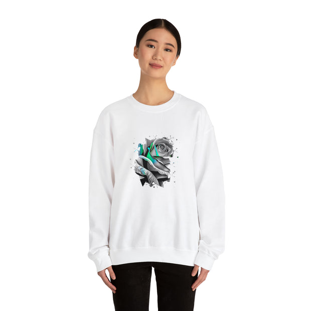 Rose Unisex Heavy Blend™ Crewneck Sweatshirt