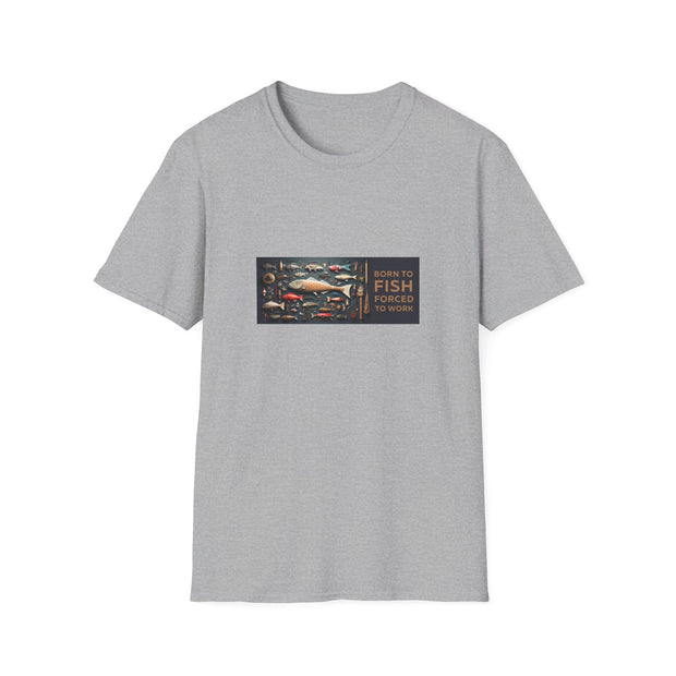 Born to Fish Unisex Softstyle T-Shirt