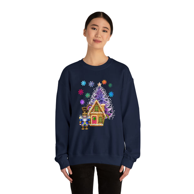 Gnome Nutcracker Unisex Heavy Blend™ Crewneck Sweatshirt