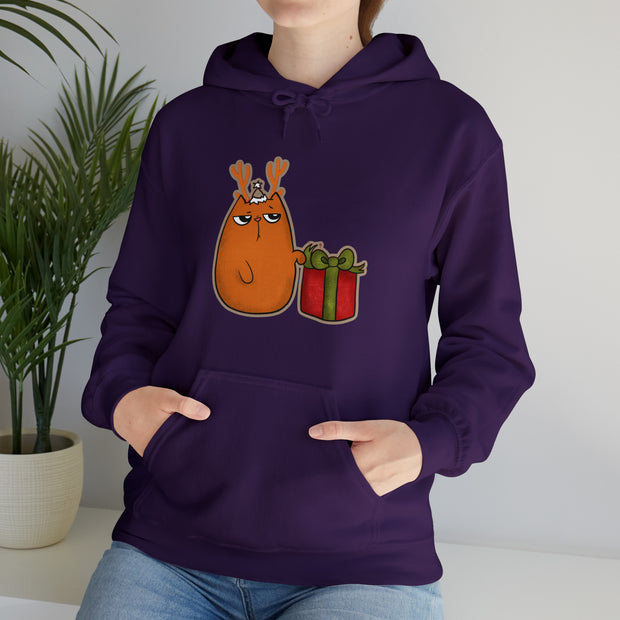Christmas cat Unisex Heavy Blend™ Hooded Sweatshirt