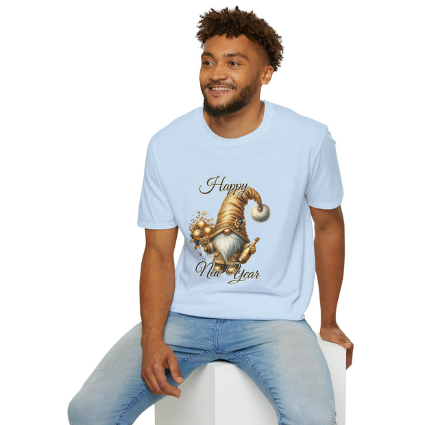 Gnome New Year Unisex Softstyle T-Shirt