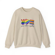 Peace Love Equality Unisex Heavy Blend™ Crewneck Sweatshirt