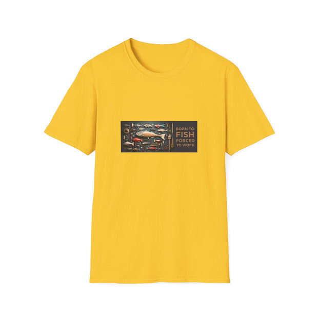 Born to Fish Unisex Softstyle T-Shirt