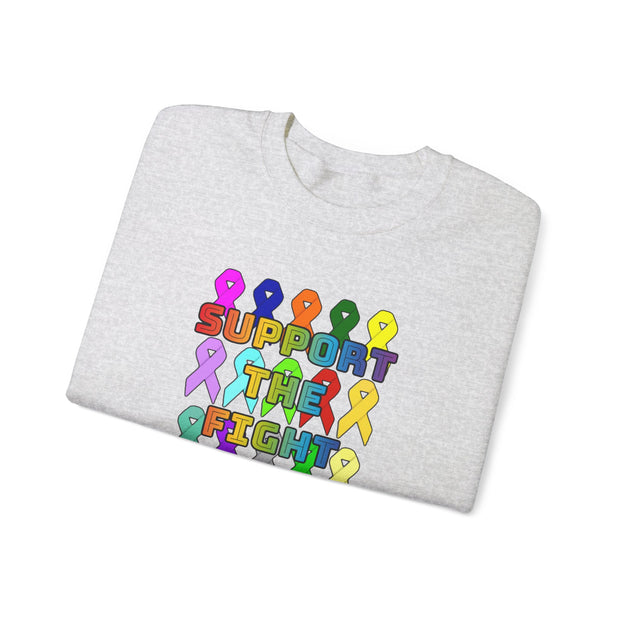 Support the Fight Unisex Heavy Blend™ Crewneck Sweatshirt