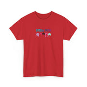 Colorful Soda Pop Unisex Heavy Cotton Tee | Fun Graphic Tee for All Occasions, Festival Apparel, Casual Wear, Gift Ideas, Summer Style