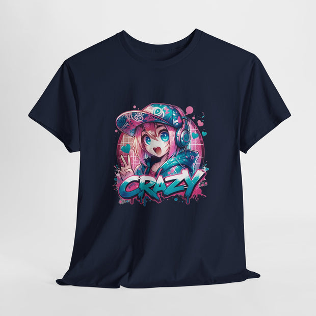 Graffiti Anime Girls Unisex Heavy Cotton Tee