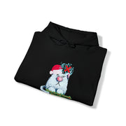 Christmas cat Unisex Heavy Blend™ Hooded Sweatshirt