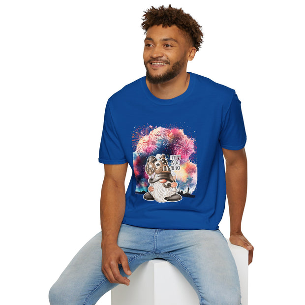 Gnome New Year Unisex Softstyle T-Shirt