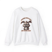 I Pretend that Coffee Helps Unisex Heavy Blend™ Crewneck Sweatshirt