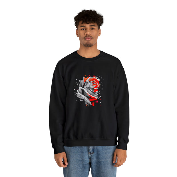 Rose Unisex Heavy Blend™ Crewneck Sweatshirt