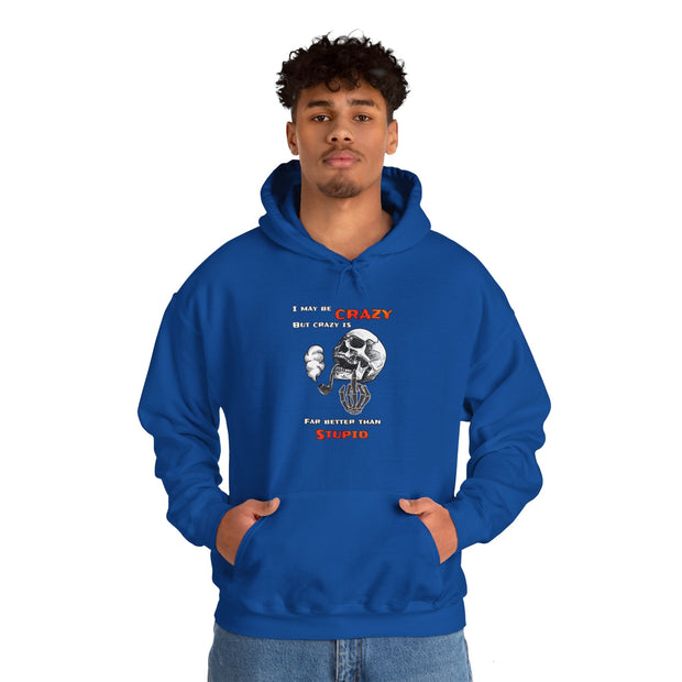 Crazy Skull Unisex Heavy Blend™ Hooded Sweatshirt