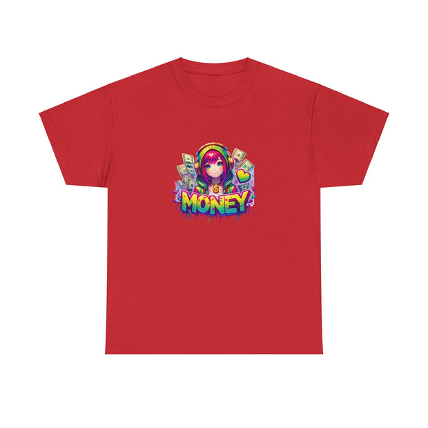 Graffiti Anime Girls Unisex Heavy Cotton Tee