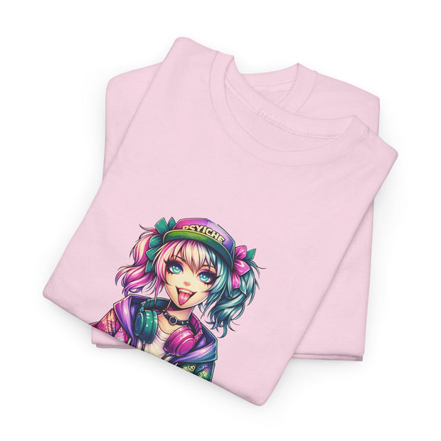 Graffiti Anime Girls Unisex Heavy Cotton Tee