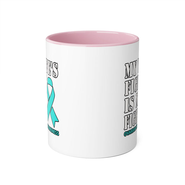 Ovarian Cancer Accent Mugs, 11oz